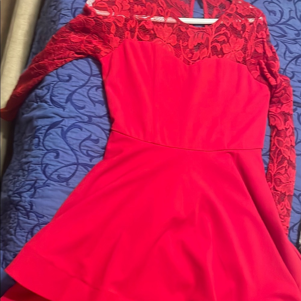 Rare Editions Vibrant Red Dress